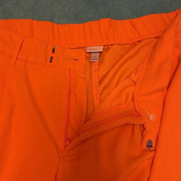 Silky a new day High-rise EXTRA Wide-leg Trousers ORANGE Women’s Sz 17 flowing - Picture 15 of 16